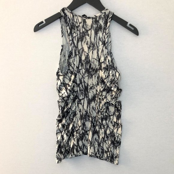 GUESS White & Black Marble Tank - Picture 5 of 6